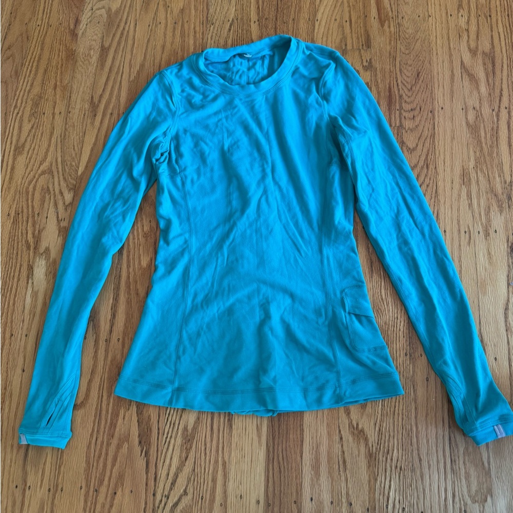 lululemon athletica Vibrant green Long Sleeve Tee